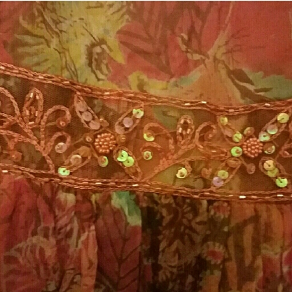 Olian Maternity Silk Top Shirt XS Baby - Picture 3 of 4